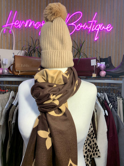 Louise Viton Hat & Scarf Set