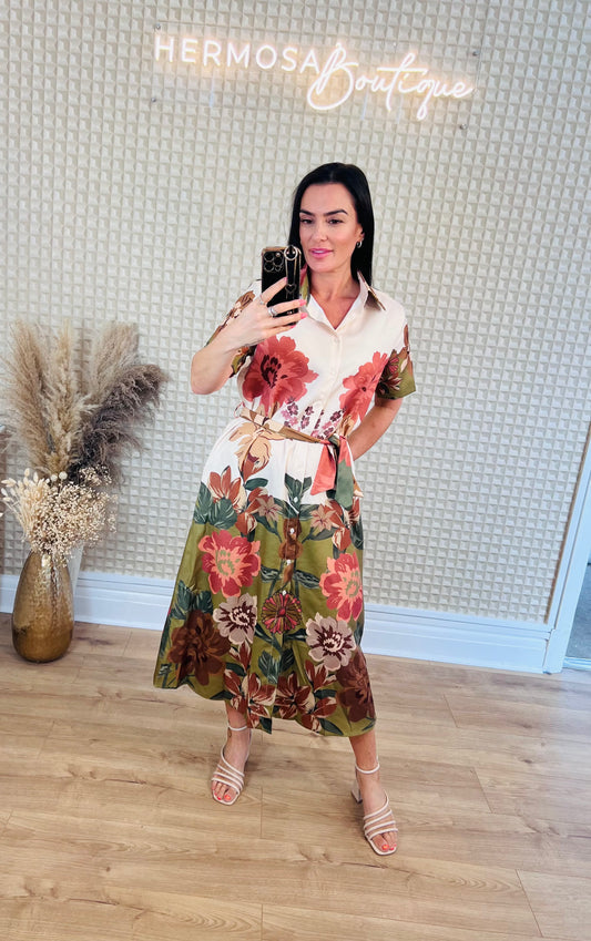Pot Pourri Shirt Dress