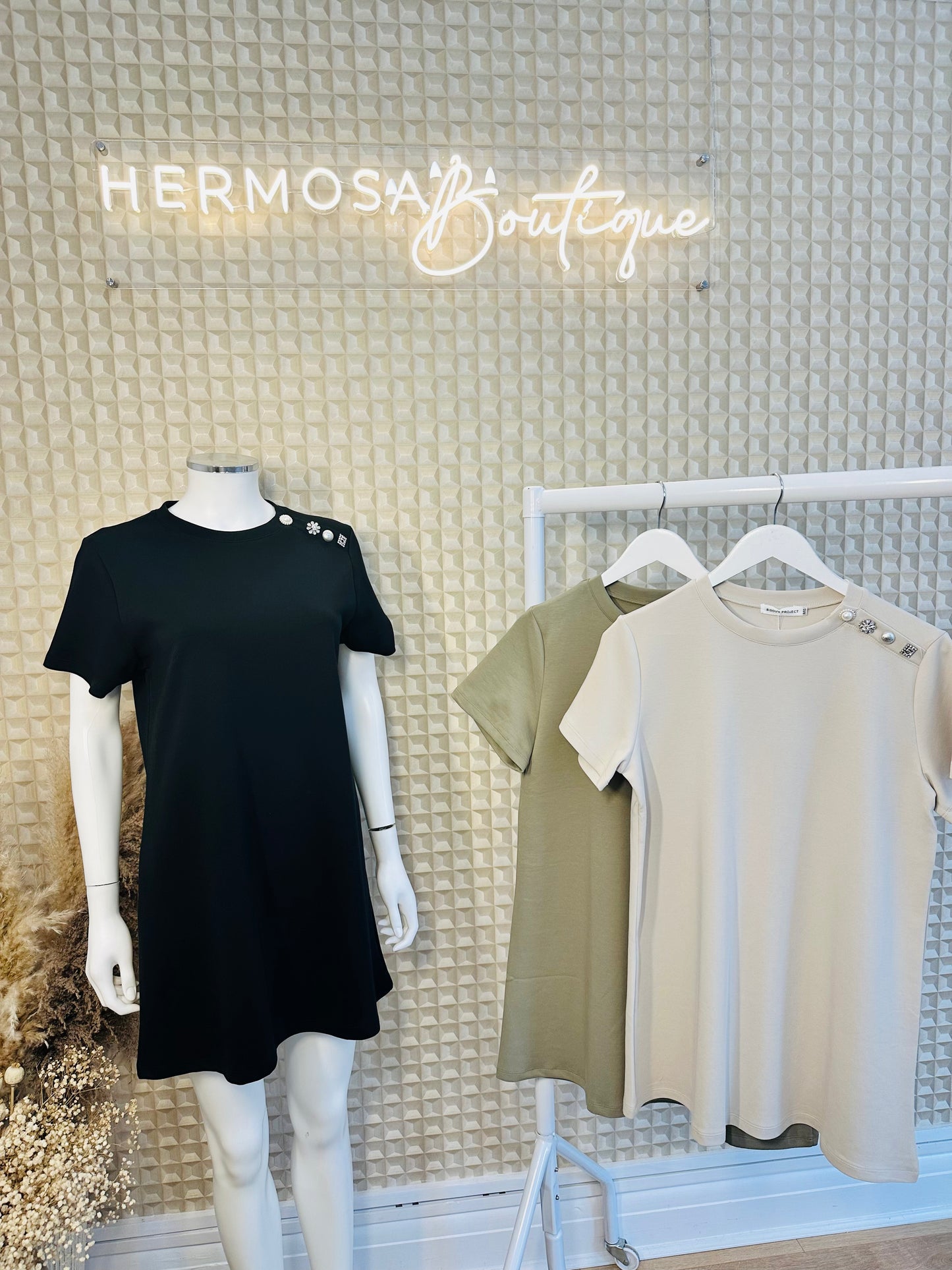 T-Shirt Dress Black
