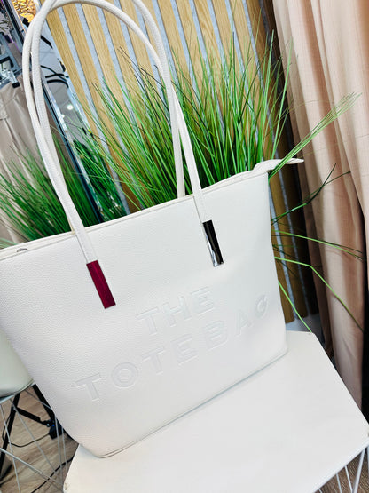 Cream Tote Bag