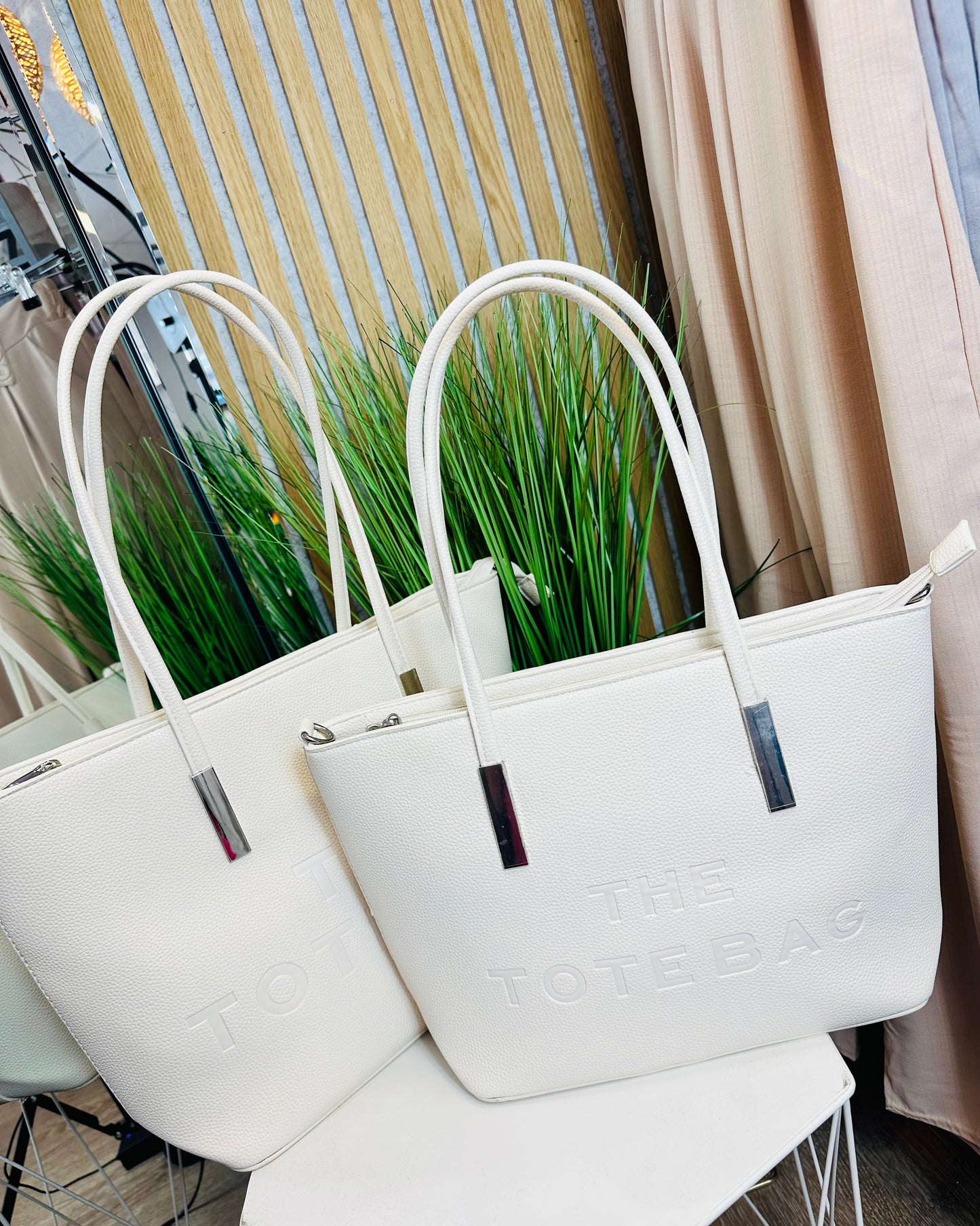 Cream Tote Bag