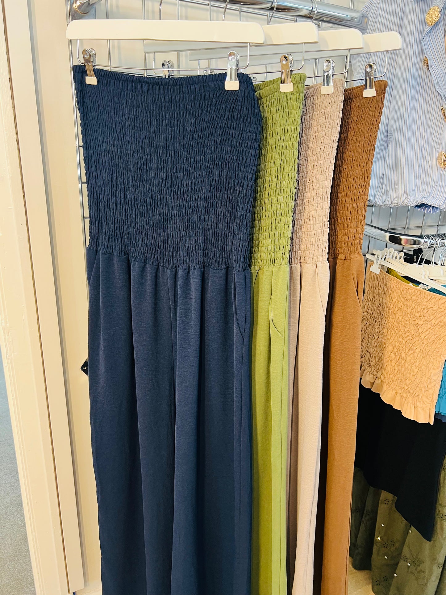Misumi Shirred Bandeau Jumpsuit