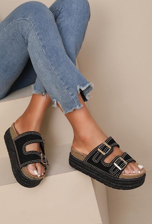Black Marrakesh Sliders