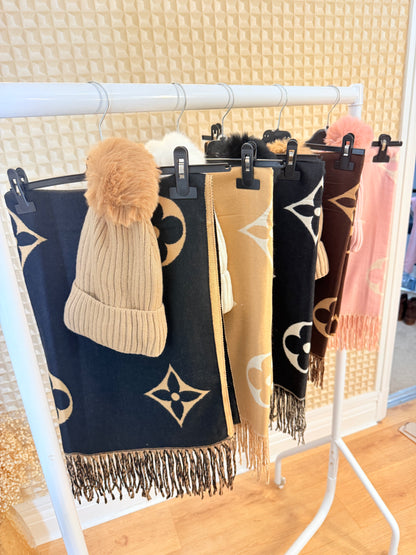 Louise Viton Hat & Scarf Set