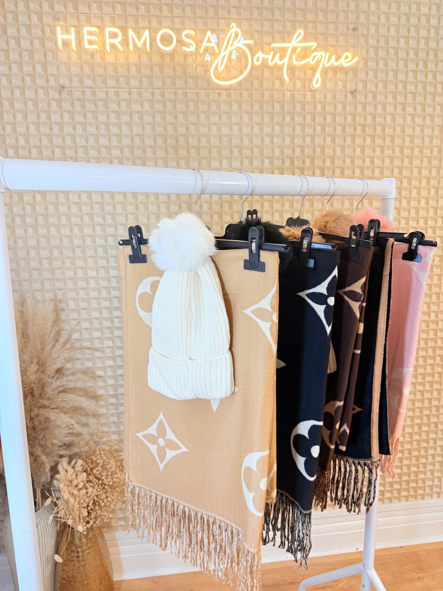 Louise Viton Hat & Scarf Set