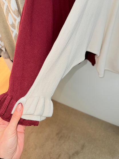 Reine Frill Sleeve Knit