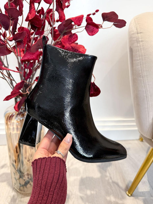 Black Patent Boots