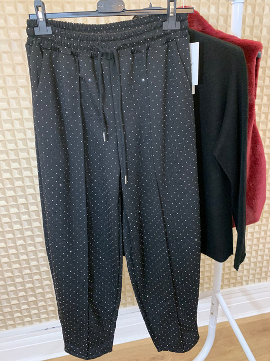 Sparkle Tapered Jogger