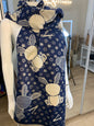 LV Teddy Scarf blue