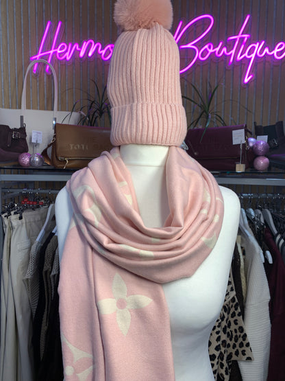 Louise Viton Hat & Scarf Set