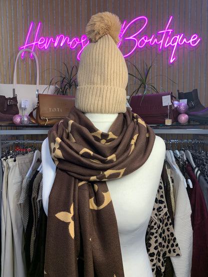 Louise Viton Hat & Scarf Set