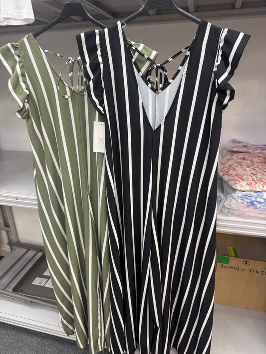Stripe jumpsuit