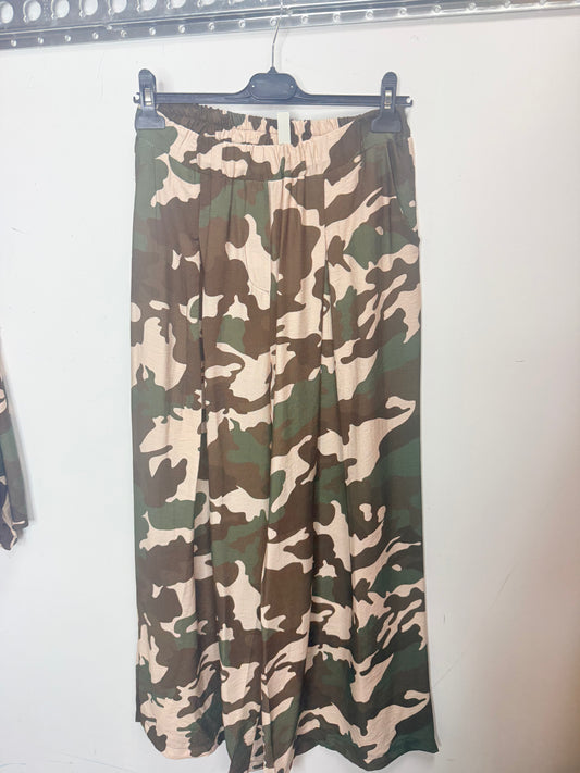 Camo Wide Leg