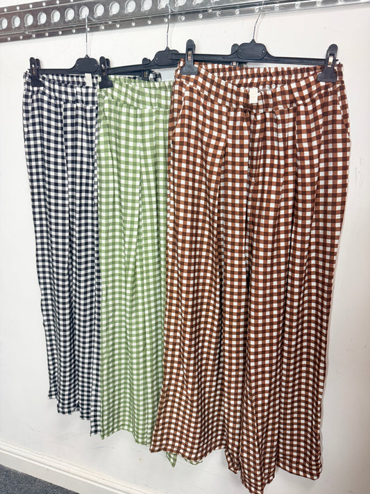 Gingham Palazzo