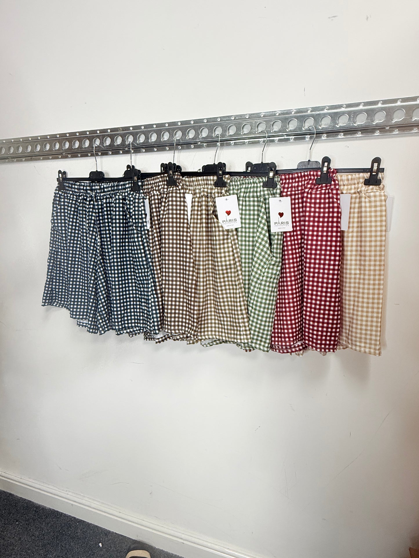 Gingham Shorts