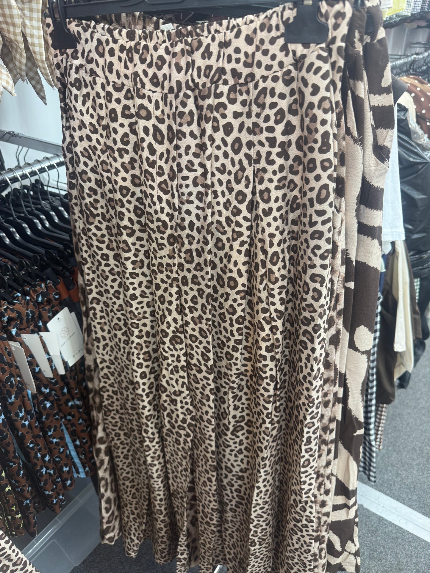Brown Animal Pants