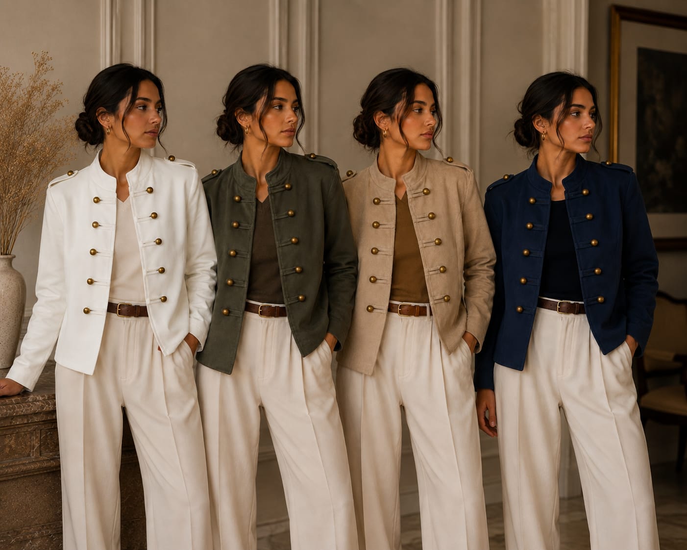 Suedette Military Jacket (fitting Upto 16/18)
