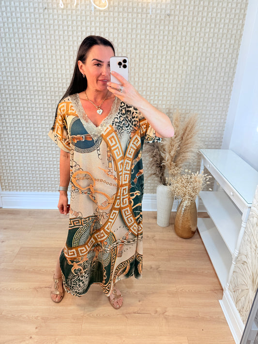 Sequin V Neck Versus Dress