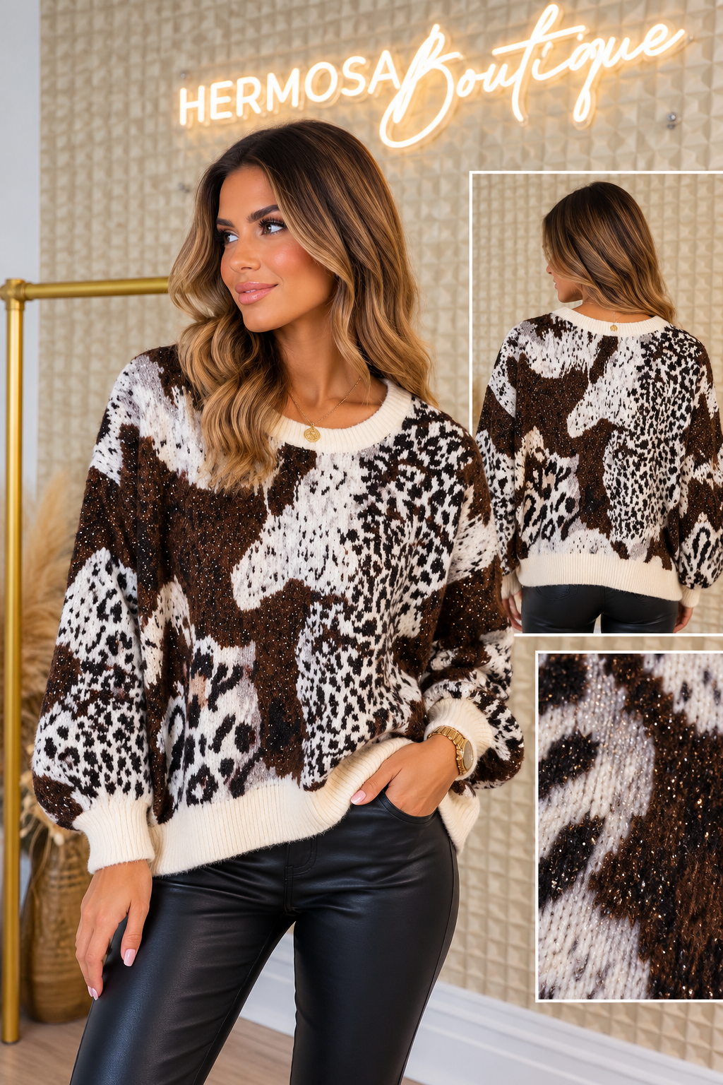 Animal Mix & Sparkle Jumper