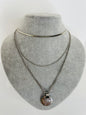 Silver Layered Choker Necklace